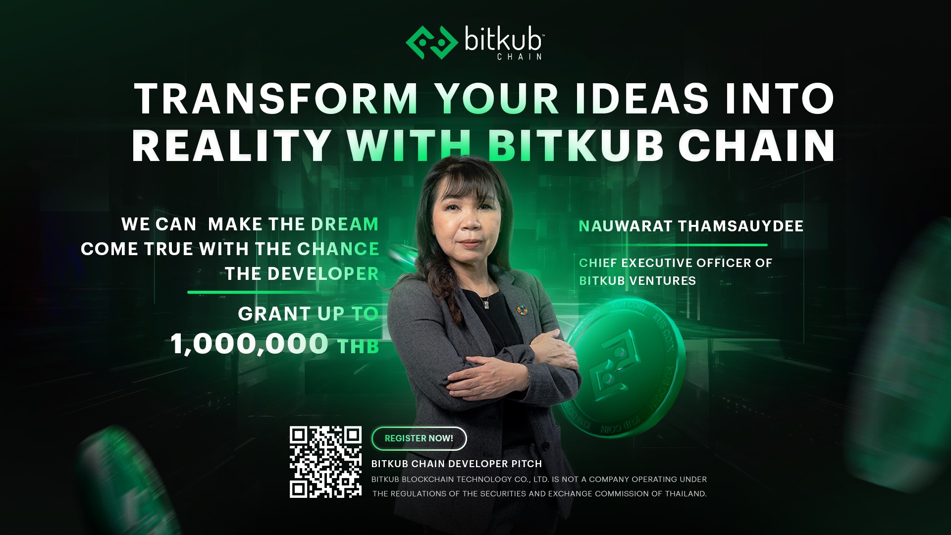 Bitkub Chain - 💪 “ไอเดียของคุณเป็นจริงได้ที่ Bitkub Chain...