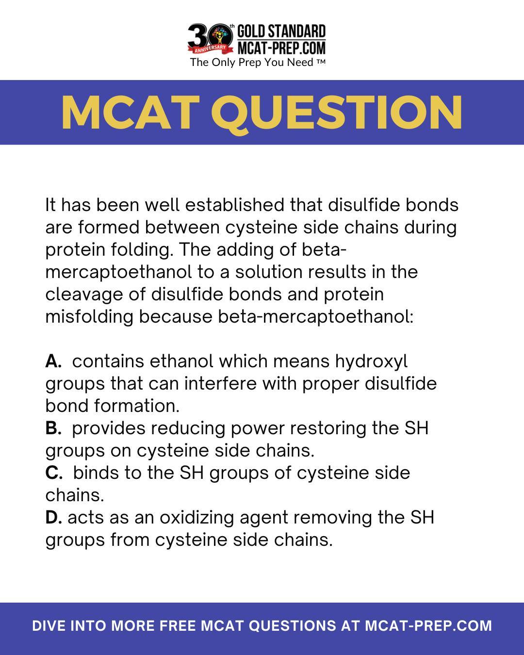 Mcat practice questions on this page