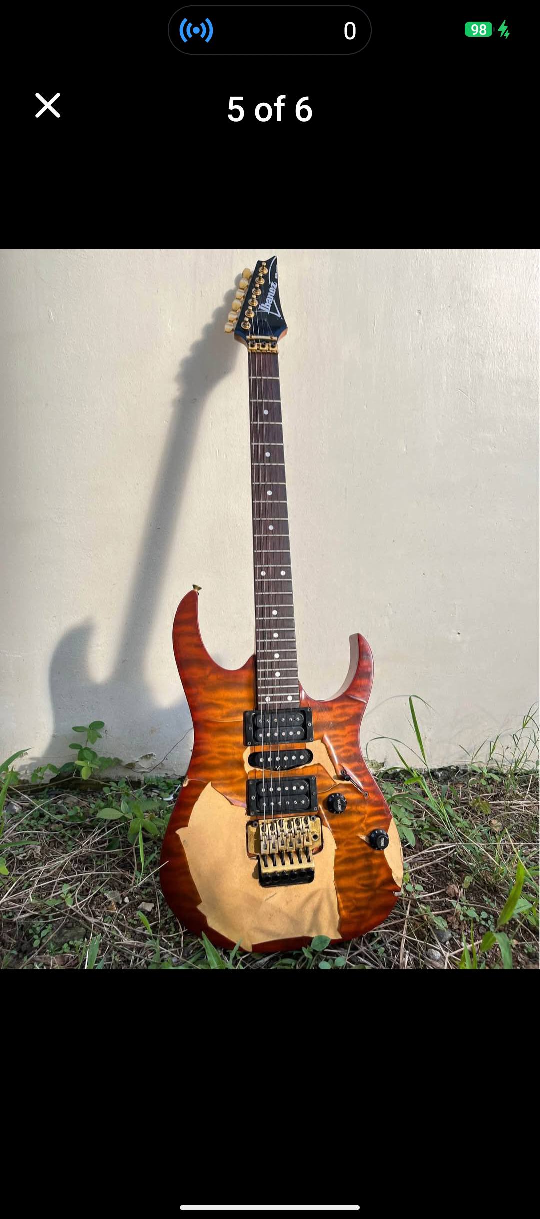 Ibanez RG370 改造箇所有り My Ibanez rg 370 1993 finish repaint