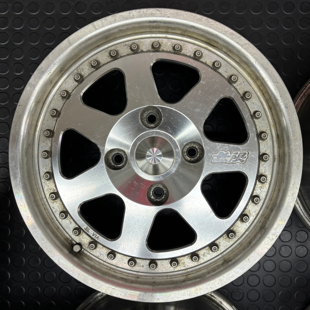 Mugen M7 Silver set of 4 In stock ready to ship. 15 Inch 6.5JJ +45 
