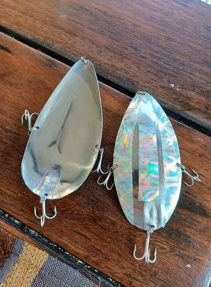 dixie bar fishing lure Northbar Tackle Montauk Darter White/Pink Sides Efficiently target suspended or deep Dixie Jet Talon Spoon -