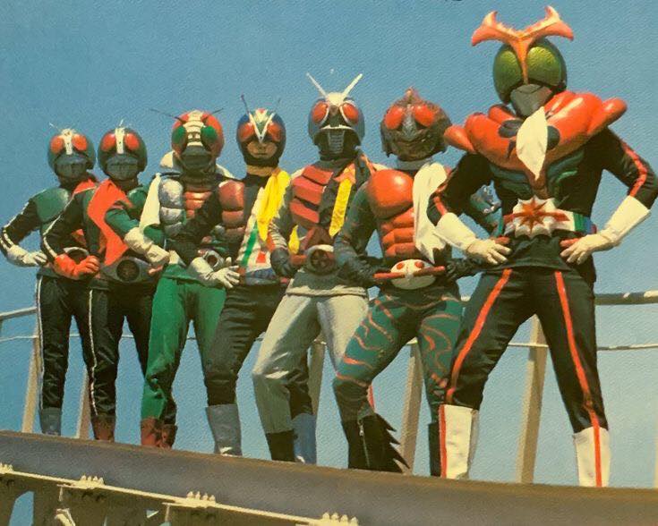 The Glorious Seven Riders - Super Sentai Tokusatsu Japan
