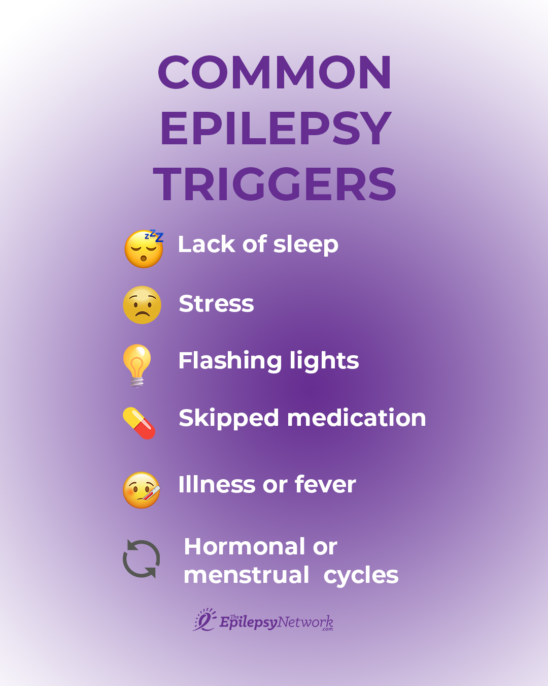 Which epilepsy trigger(s) do... - The Epilepsy Network (TEN) | Facebook
