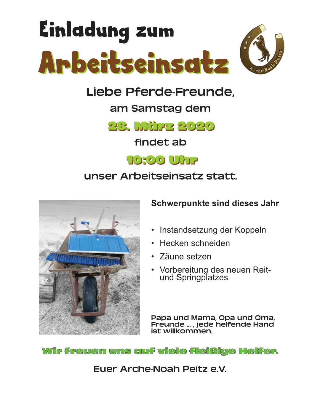Reitverein Arche Noah Peitz E V Home Facebook