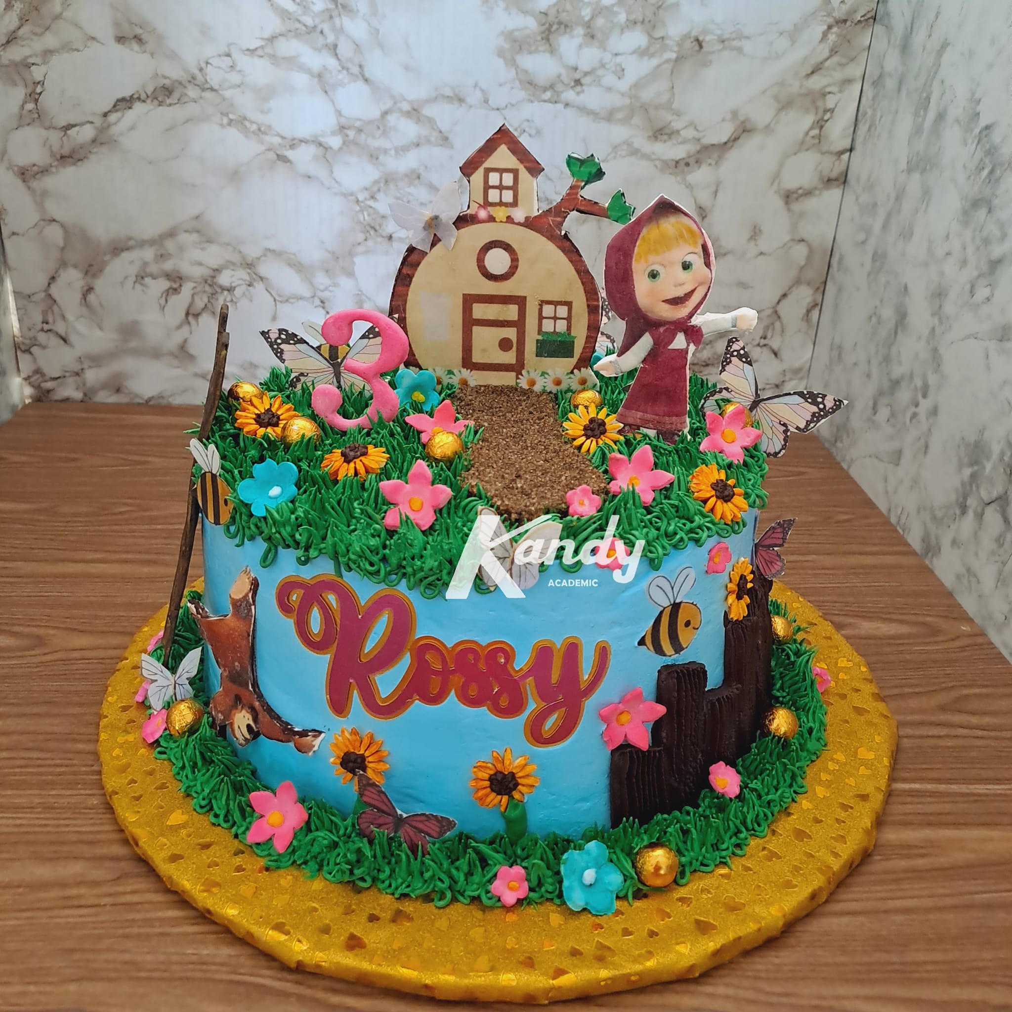 Academia kandy - Masha y el oso. Pasteles personalizados...
