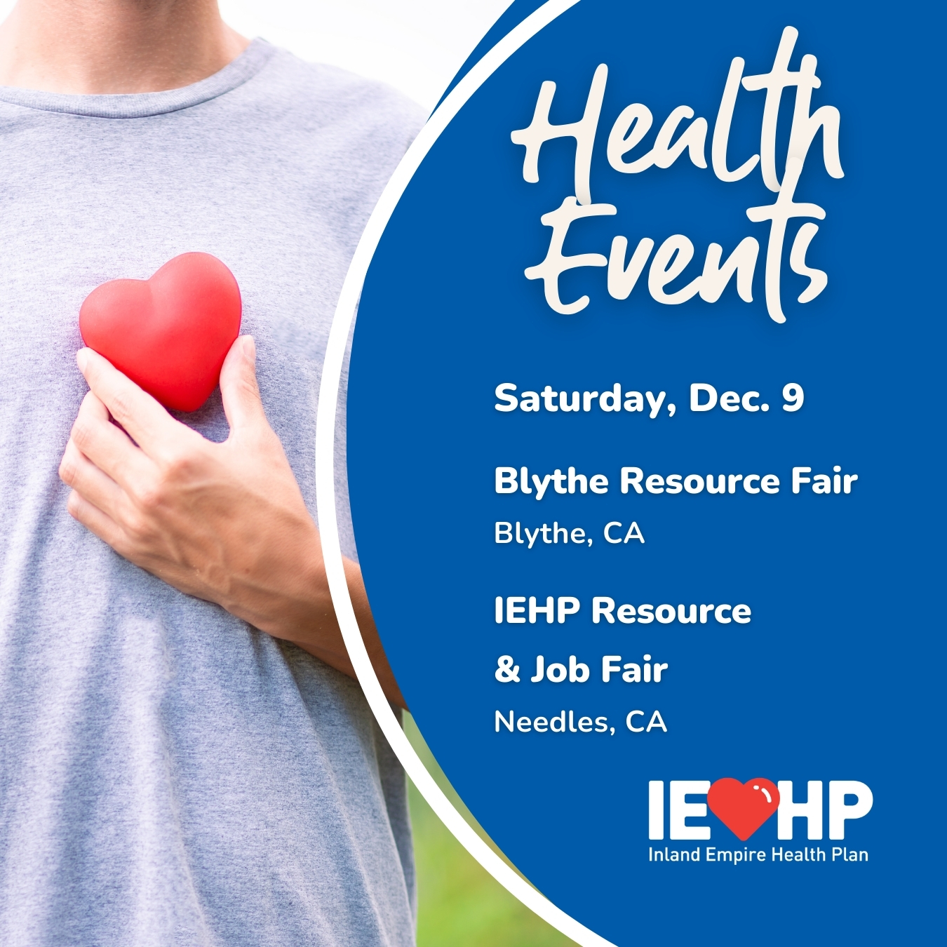 IEHP - 📣 Calling all residents of Blythe and Needles communities! IEHP ...