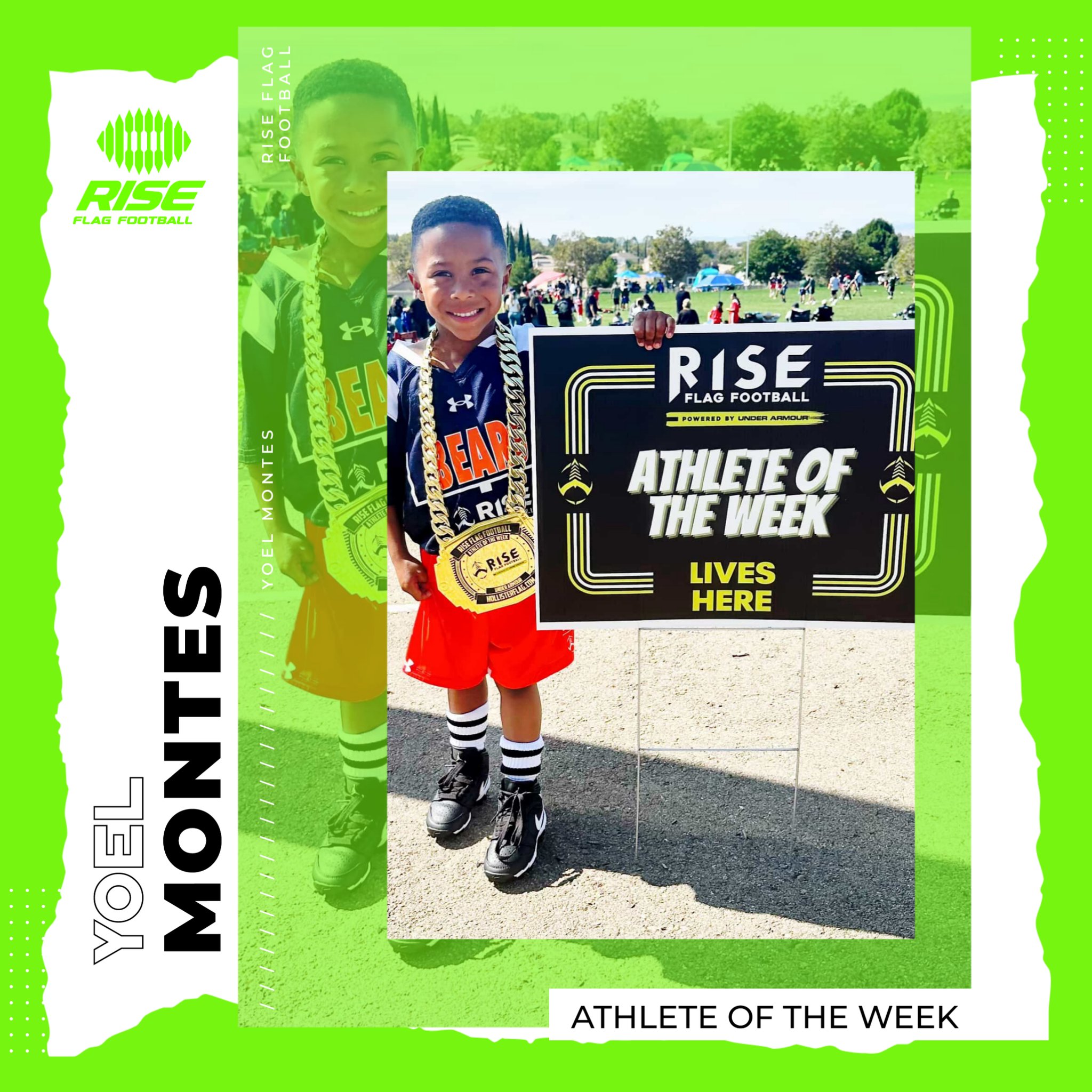 UA RISE Flag - Congratulations to Yoel Montes for being... | Facebook