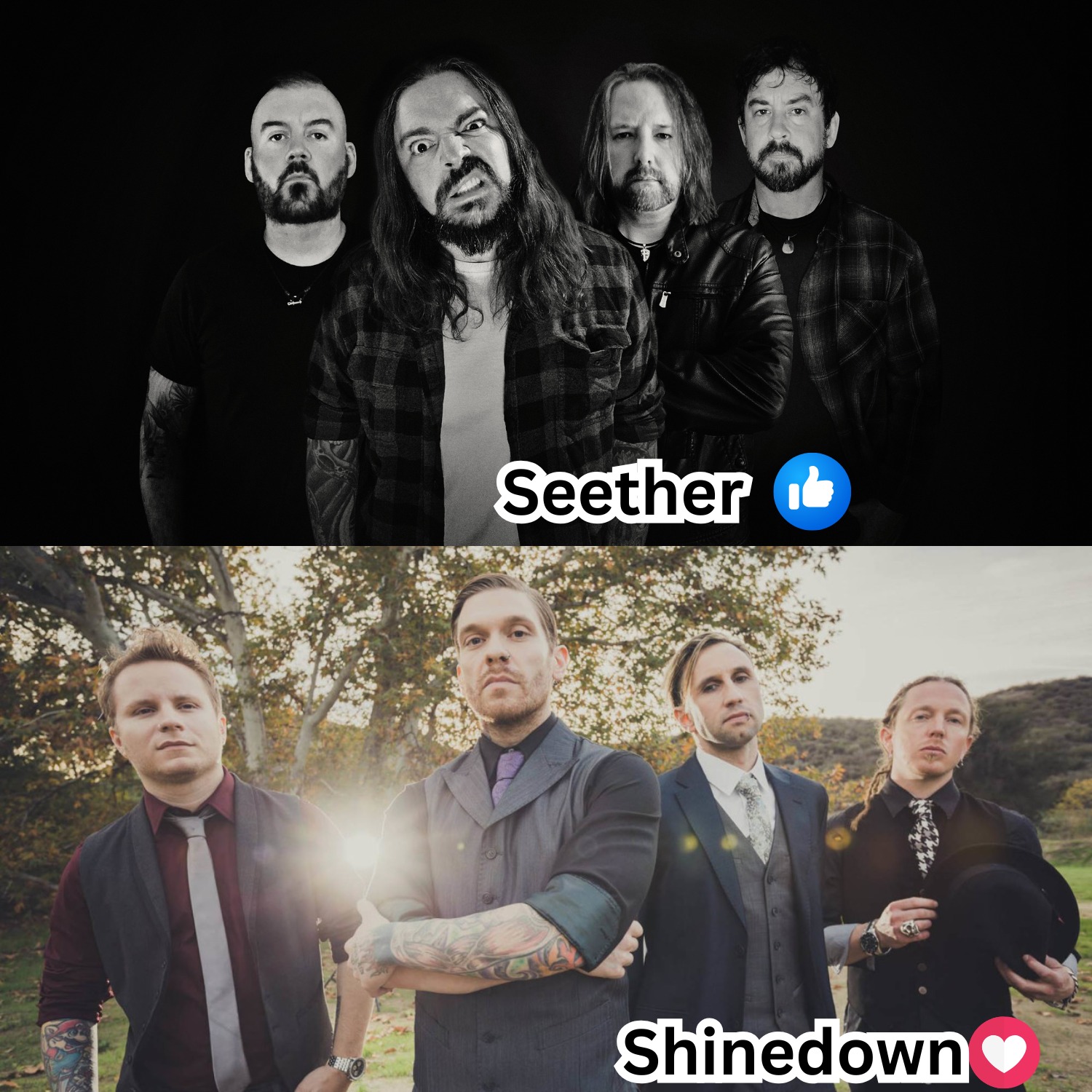 Rock out Loud - 👍 Seether / ️ Shinedown Seether Seether... | Facebook