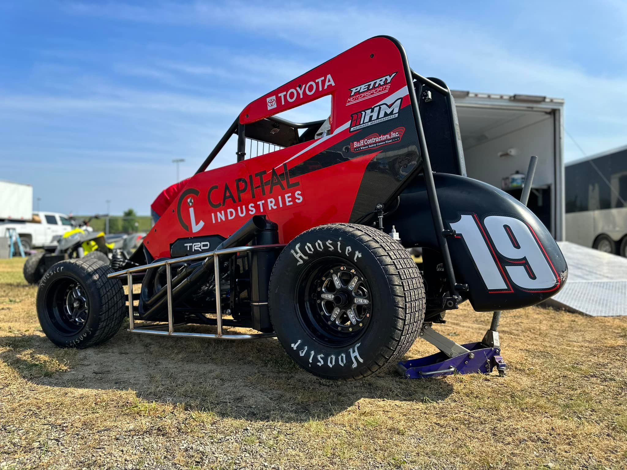 USAC Racing - Pits at The Burg! 🙌 Here’s a look at the... | Facebook