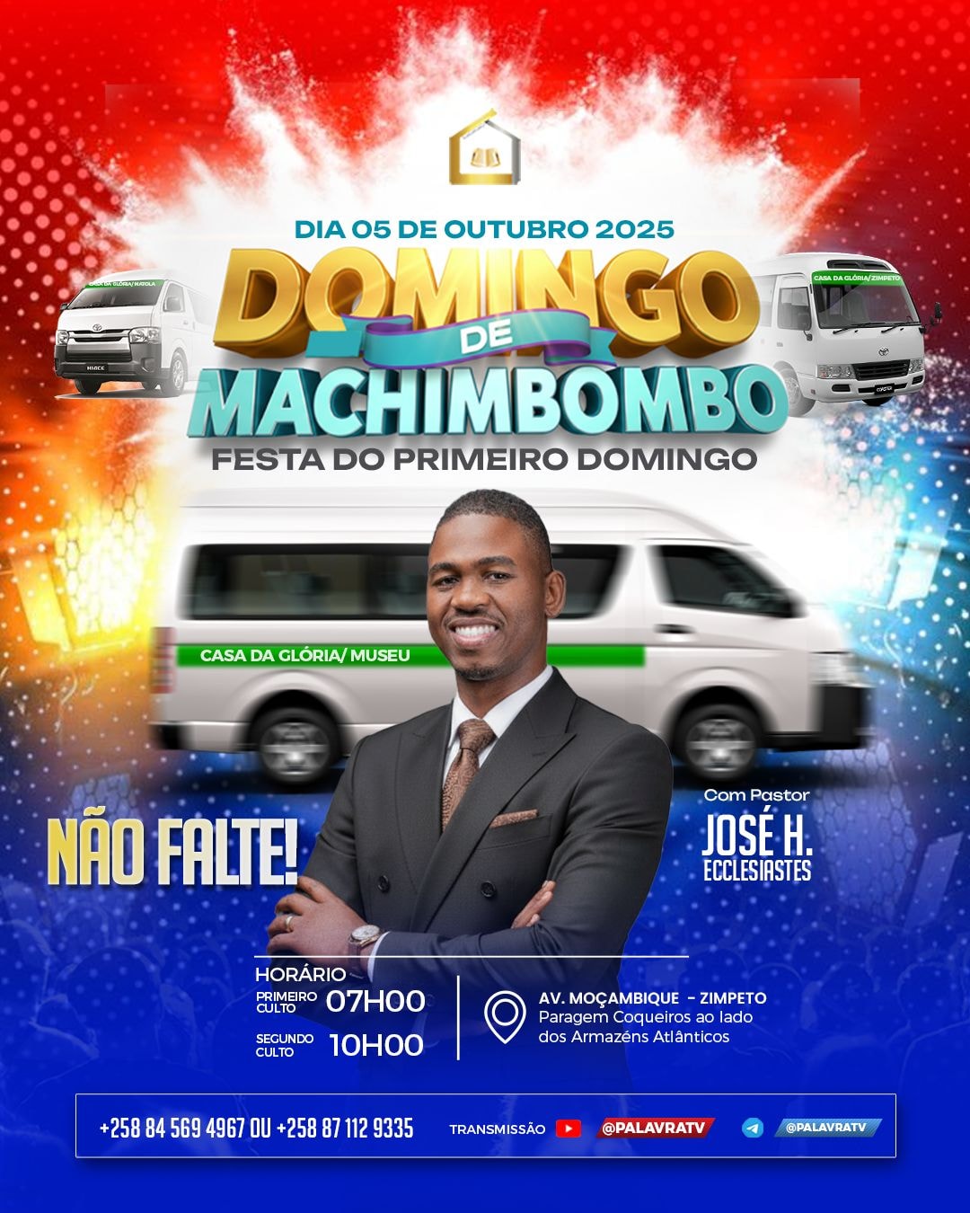 Igreja - Domingo de Machimbombo & Festa de Primeiro Domingo Este ...