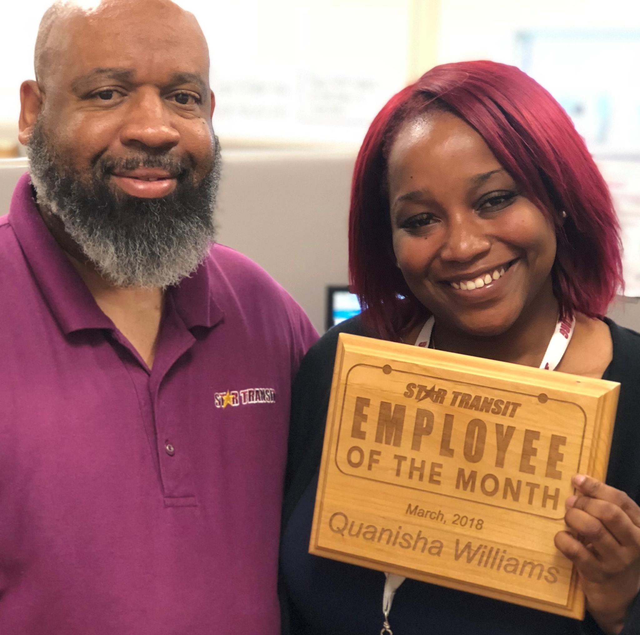 STAR Transit - CONGRATULATIONS to our March Employee of... | Facebook