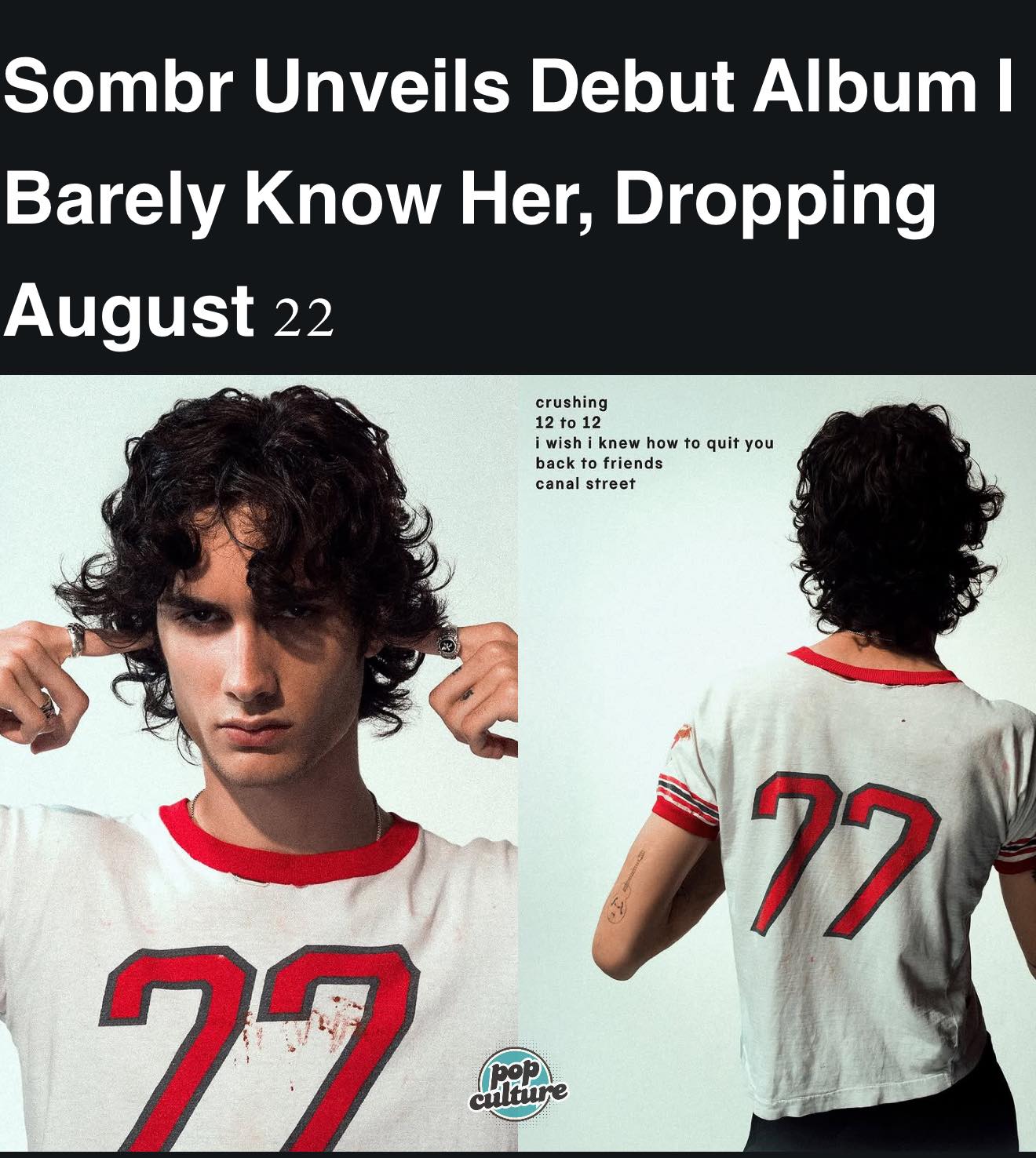 sombr, i wish i knew how to quit you #newrelease