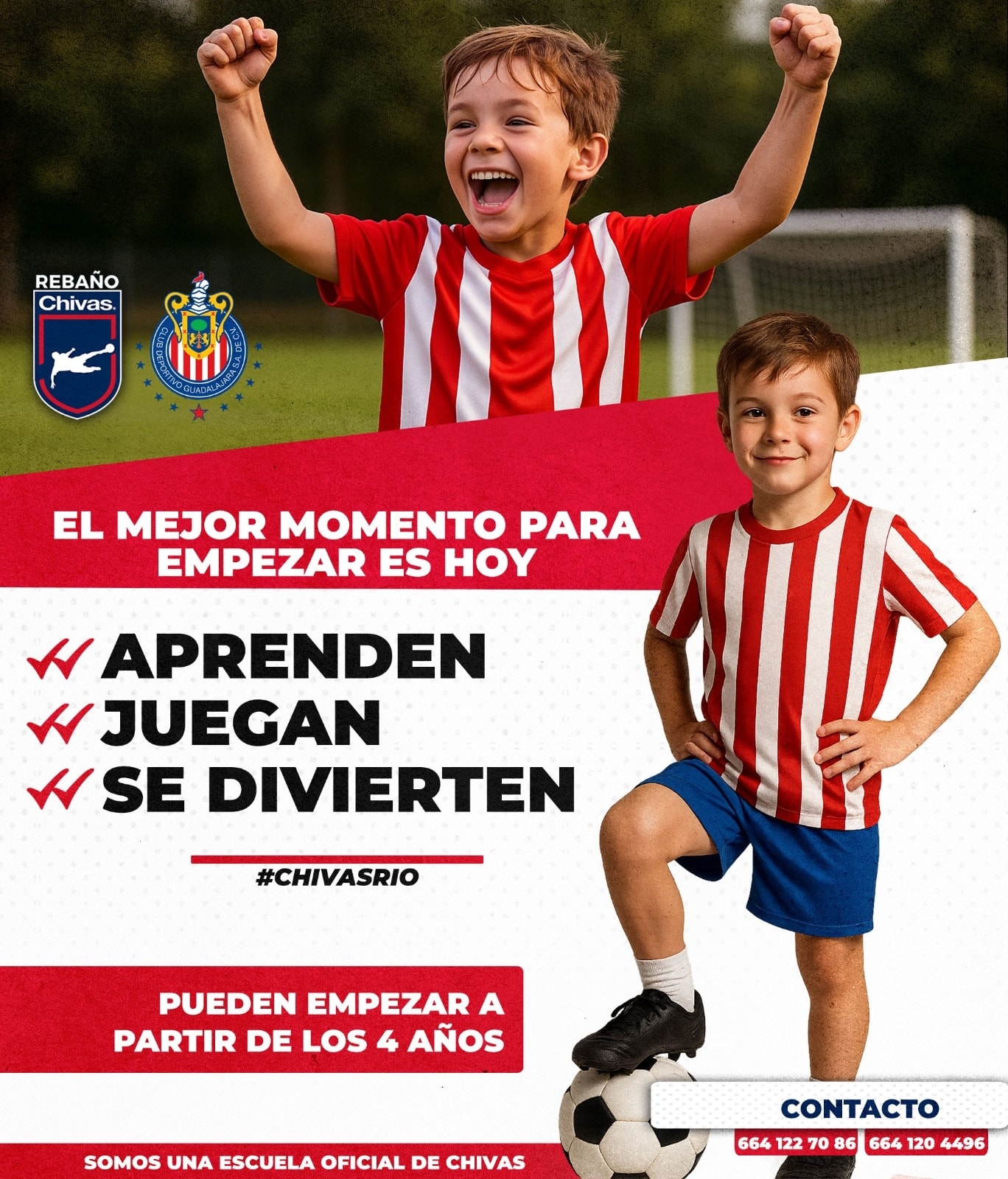 ⚽ ️ El mejor momento para empezar es... - Rebaño Chivas Río | Facebook