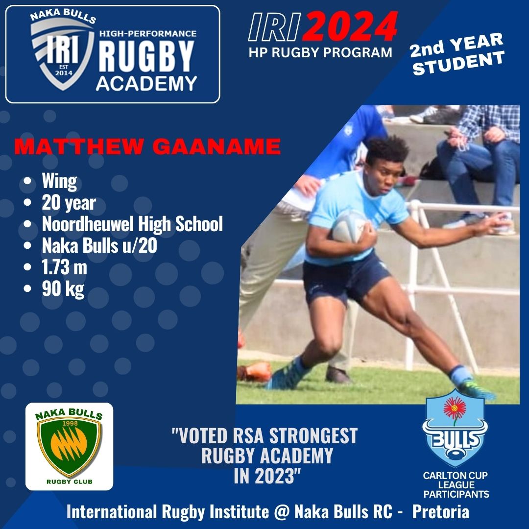 Welcome back Matthew... - International Rugby Institute | Facebook