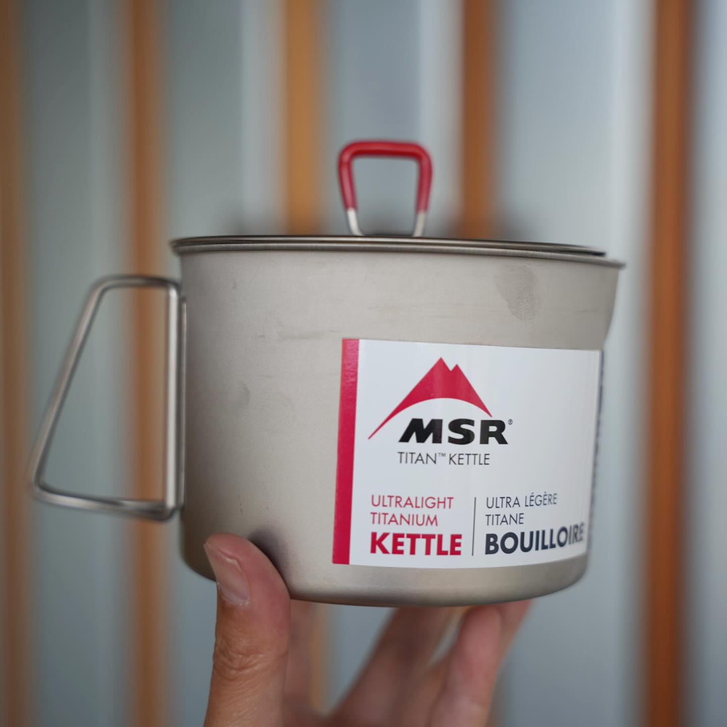 MSR チタンケトルが再入荷しました。 山でもキャンプでも使える万能