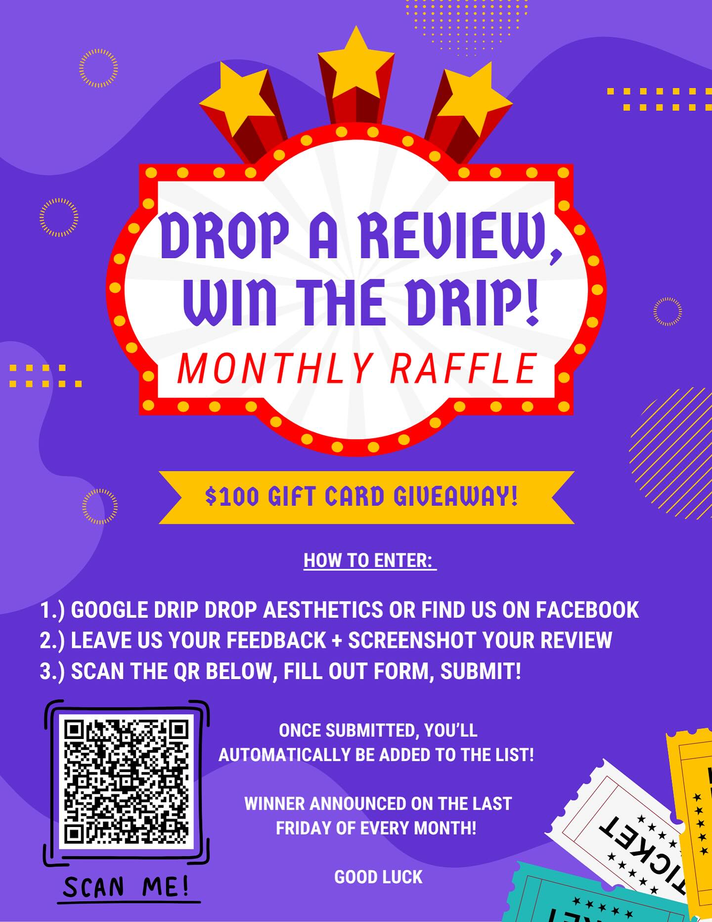 Drip - 💜 Drop a Review, Win the Drip! 💜 Each month, your feedback could ...