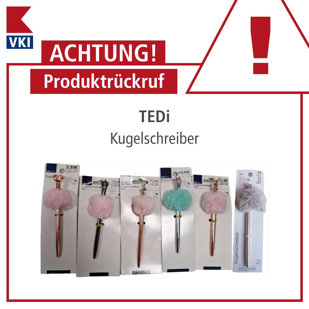 ⚠ #Produktrückruf TEDi ruft die 