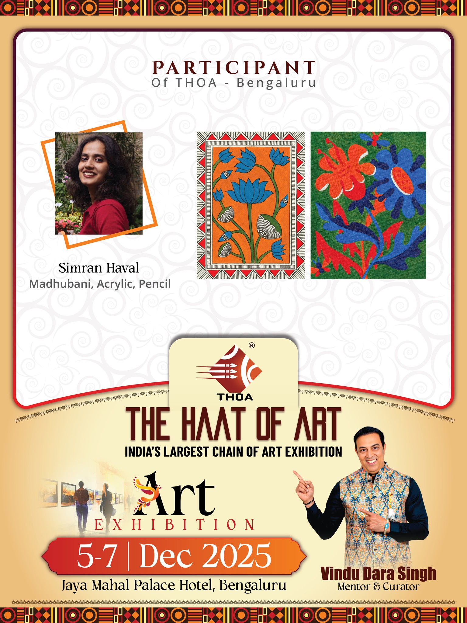 The Haat - 🌸 Meet Simran Haval, a passionate artist whose work ...