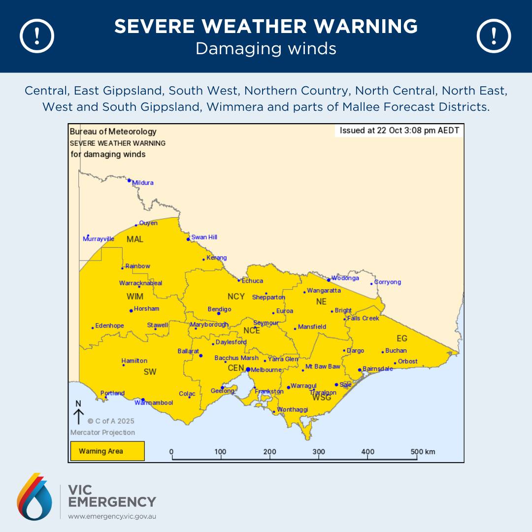 VicEmergency - This warning has been updated. For latest see https ...