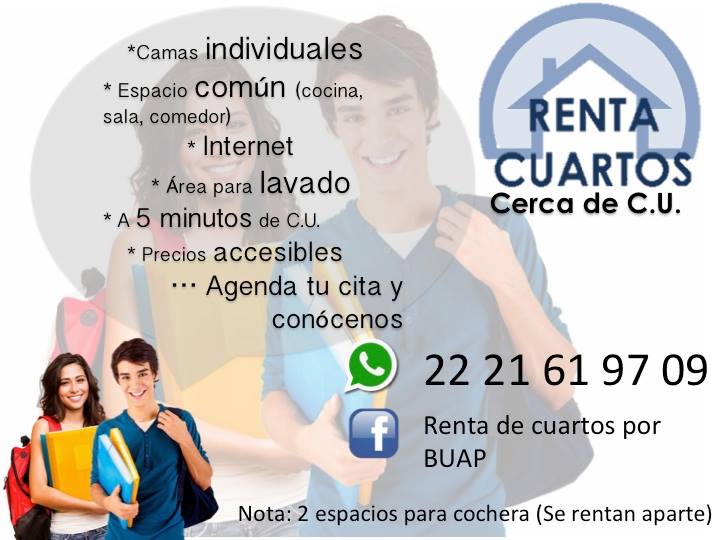Renta - SE RENTA RECAMARA PARA ESTUDIANTE, O TRABAJADOR JOVEN