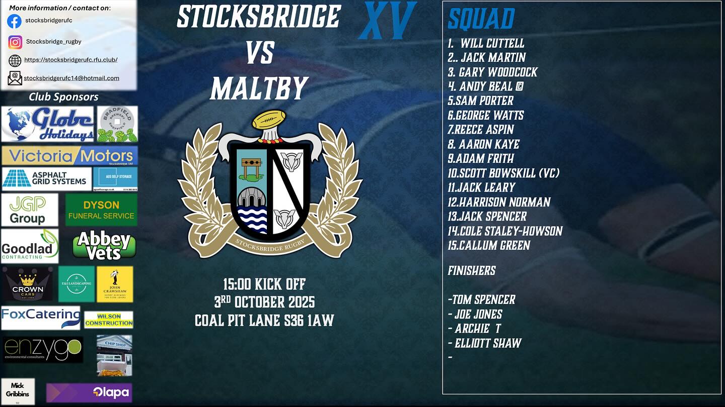Your @globe_holidays sponsored... - Stocksbridge Rugby | Facebook