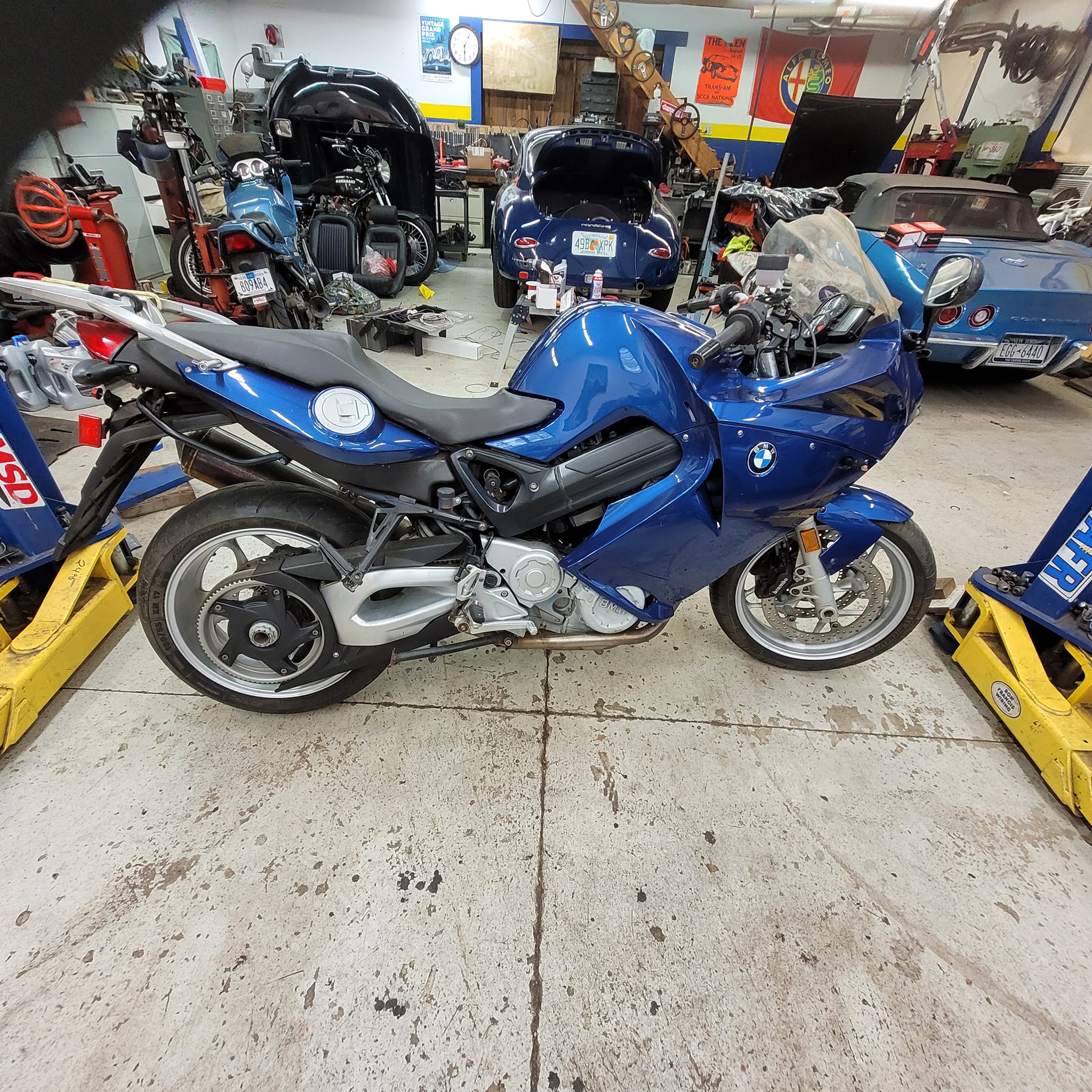 Up for sale is a **genuine BMW front headlight unit** removed from 