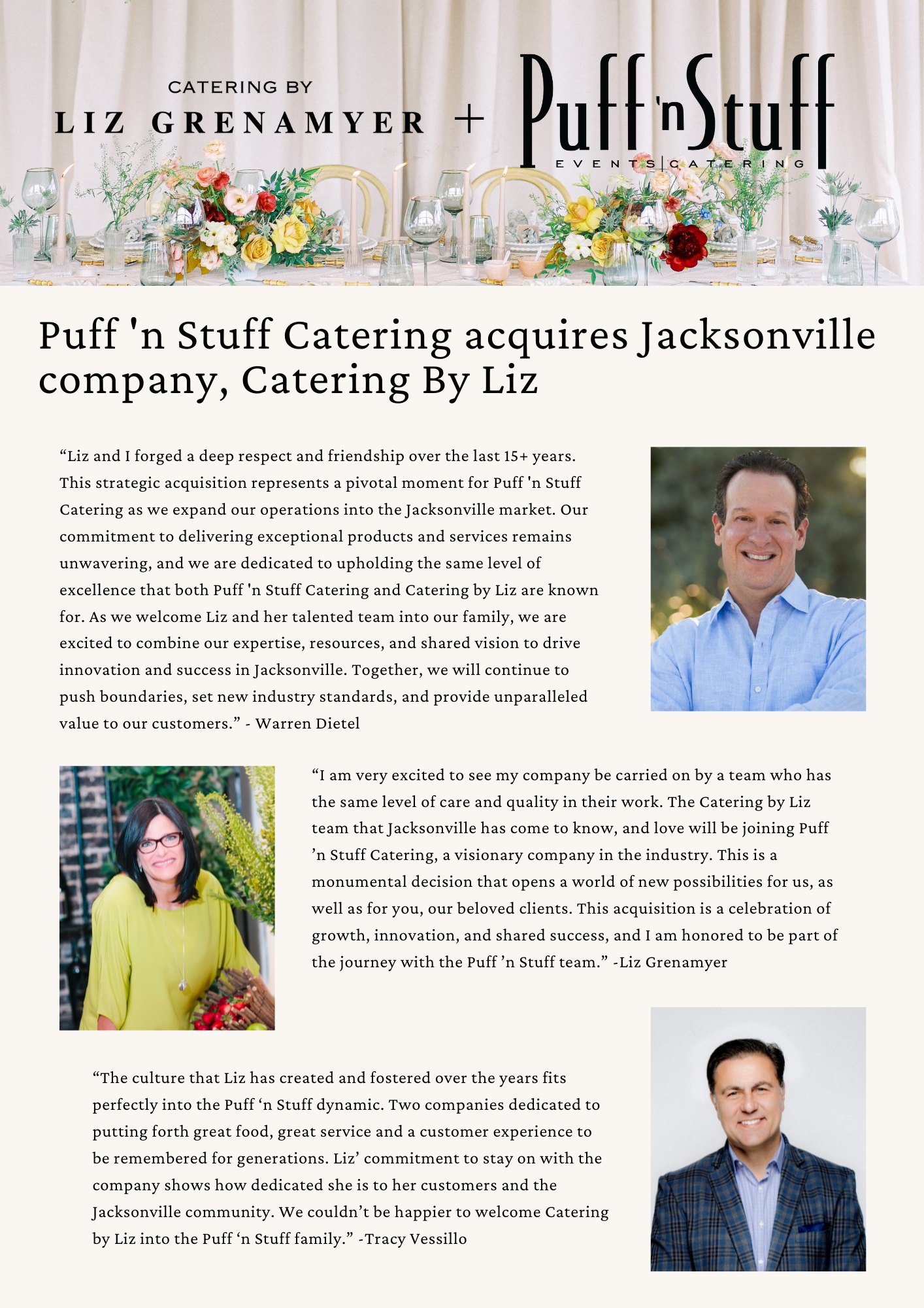 Catering by Liz Grenamyer | Jacksonville FL
