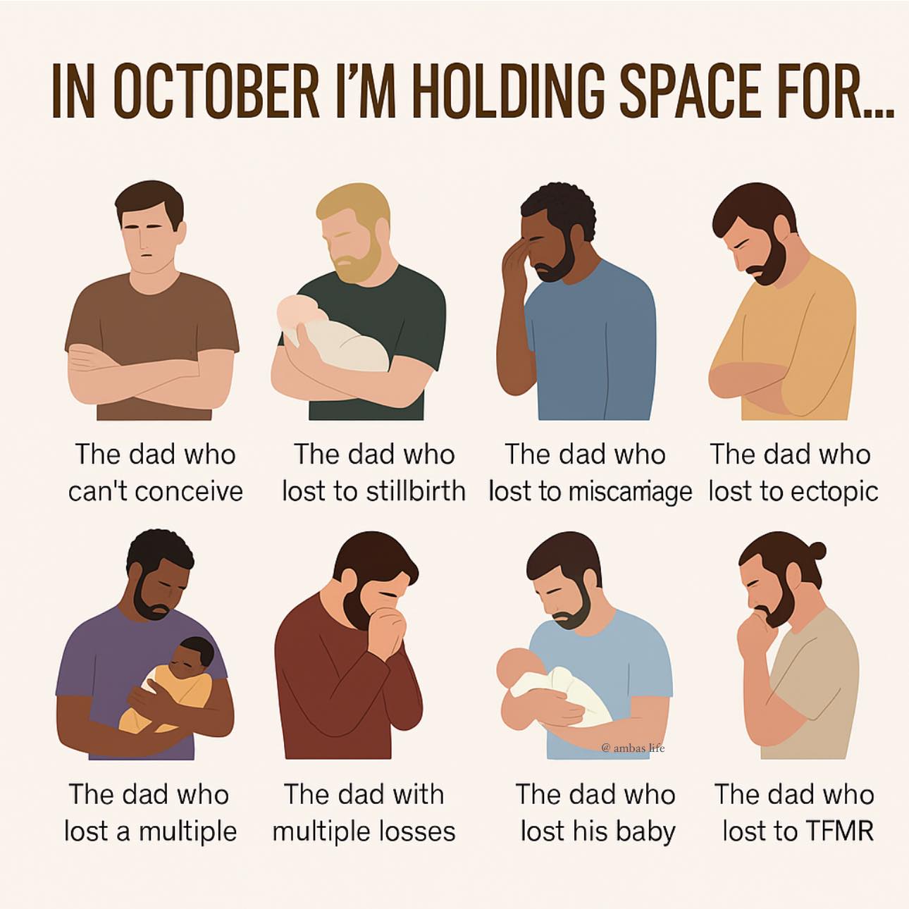 Ambas - We don't forget the dads during pregnancy and infant loss ...