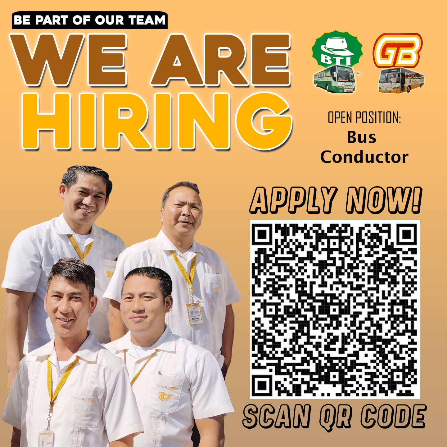 Ka-Baliwag! BE PART OF OUR TEAM... - Baliwag Transit, Inc.