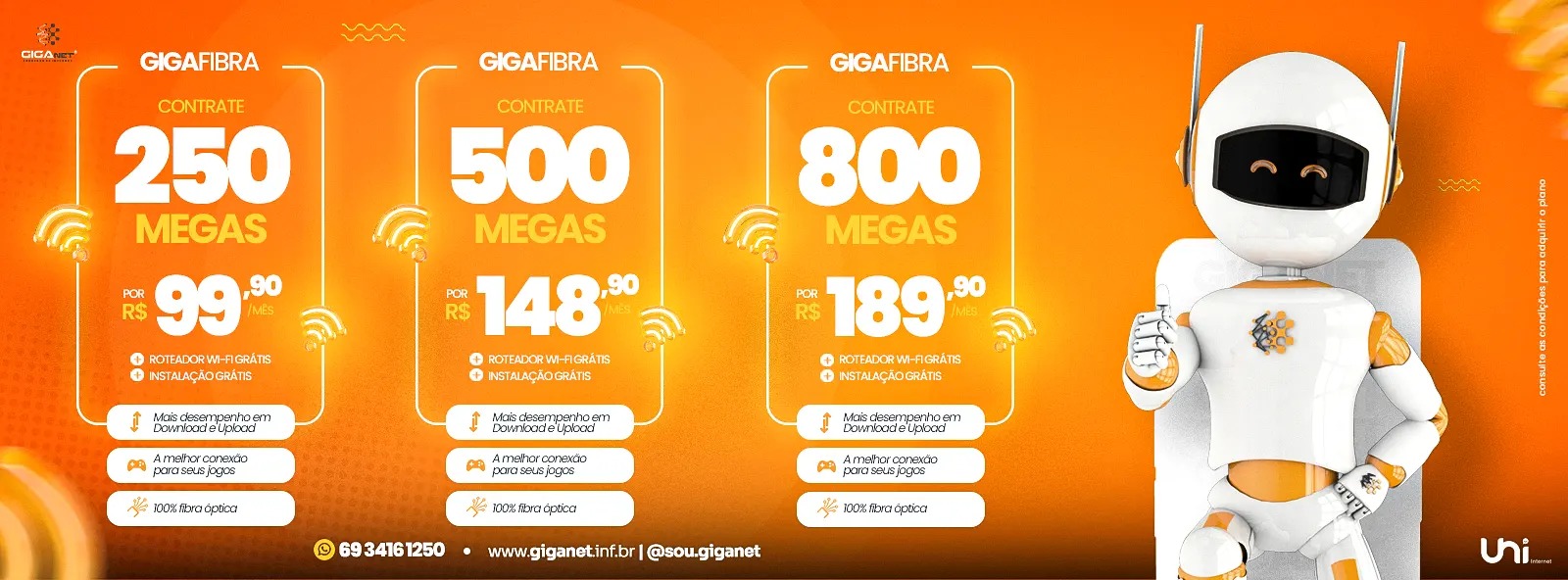 Giganet Provedor De Internet | Ouro Prêto do Oeste RO