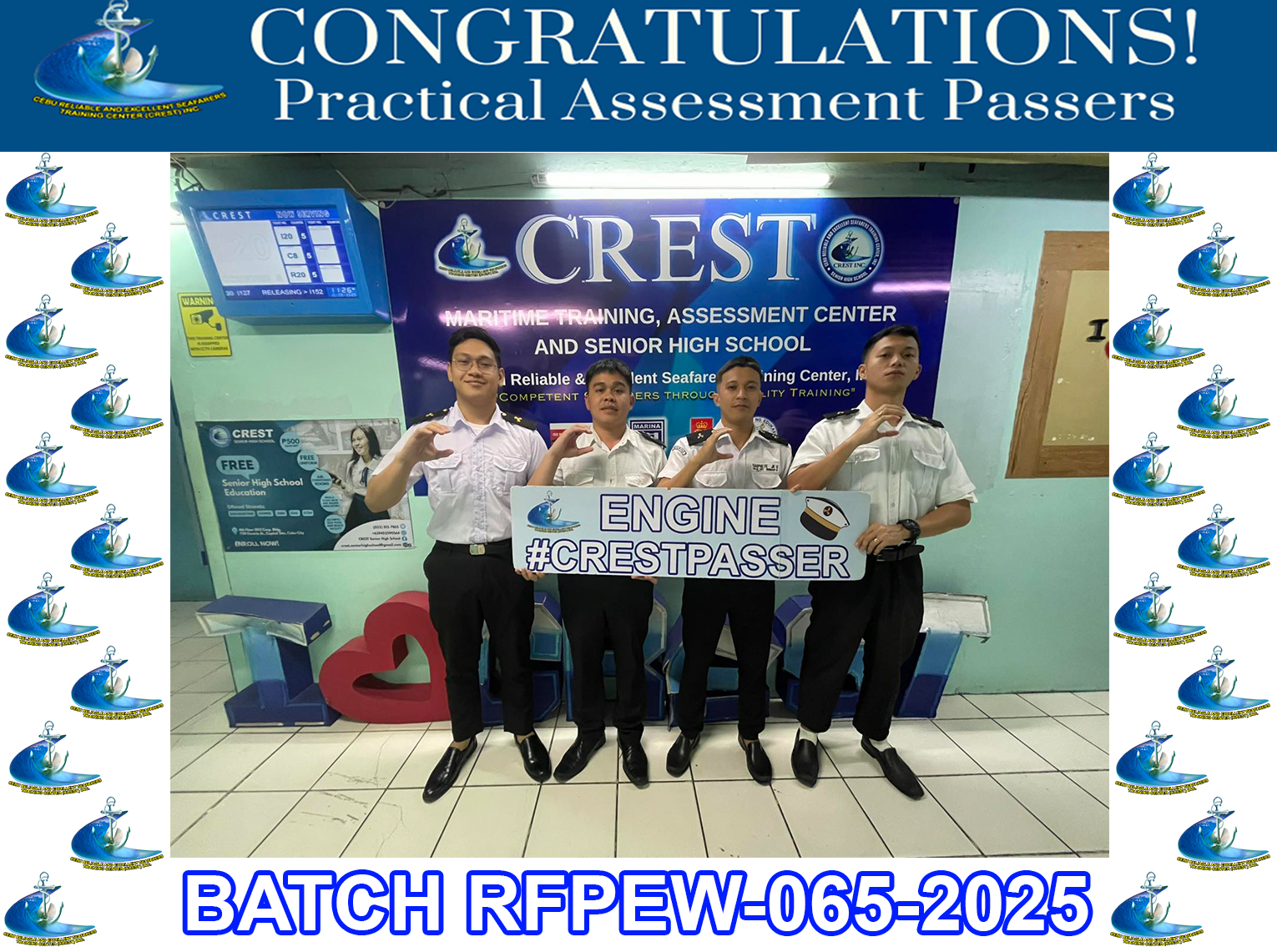 CREST - Congratulations to the batch of passers for the Practical ...