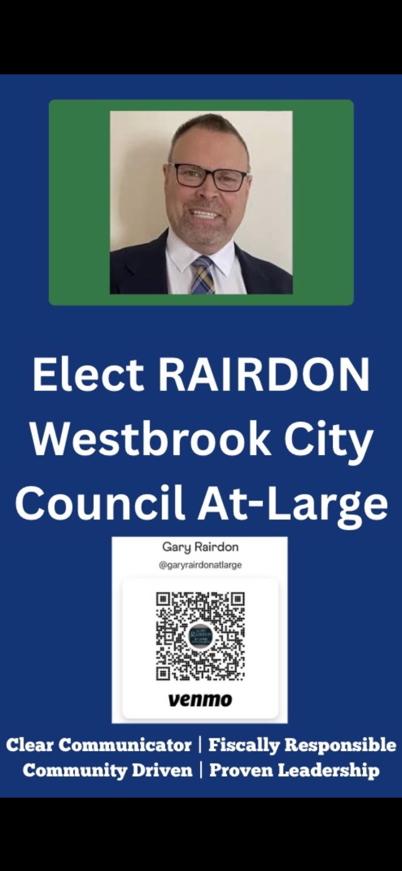 Gary Rairdon for City Council At-Large