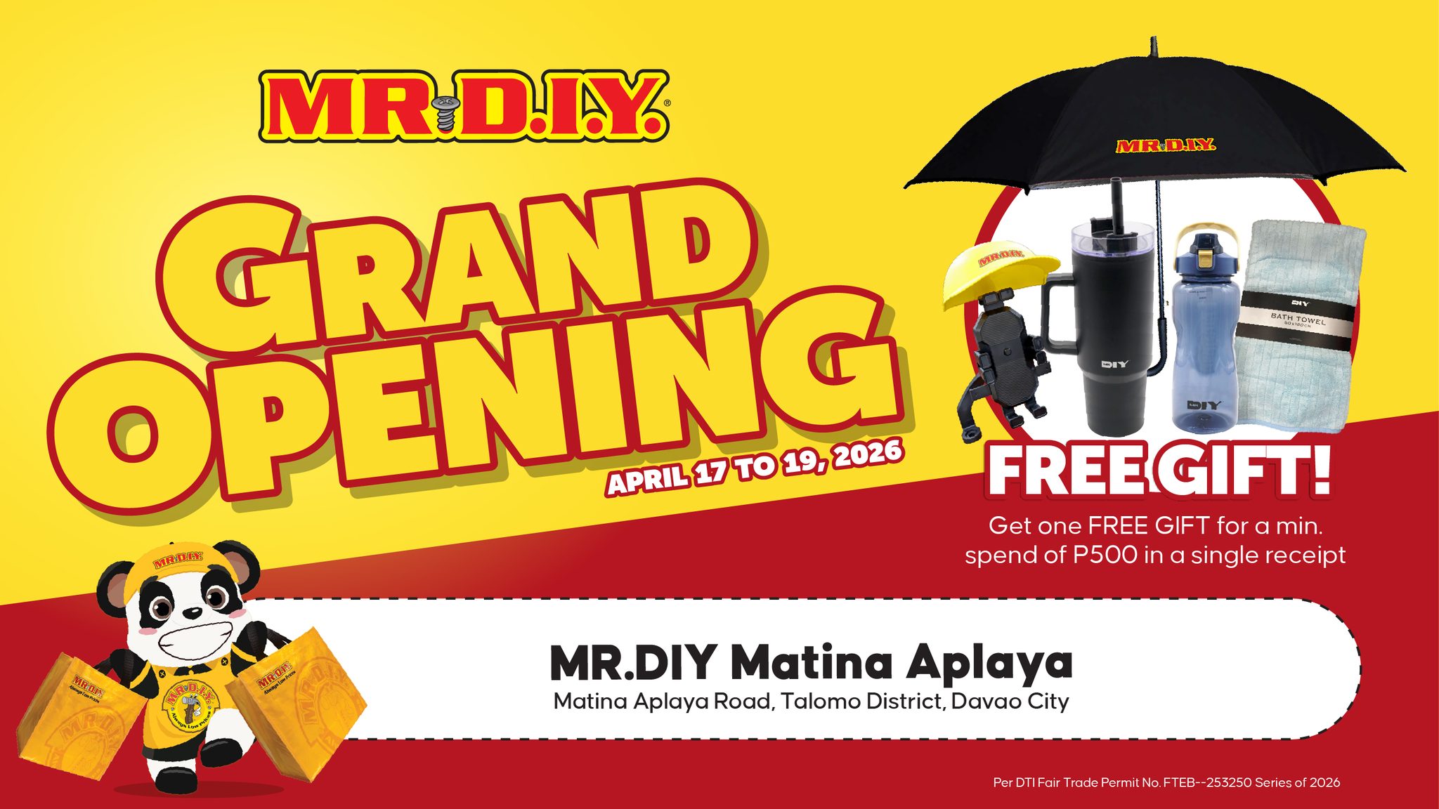GRAND OPENING: MR DIY Matina Aplaya, Davao City