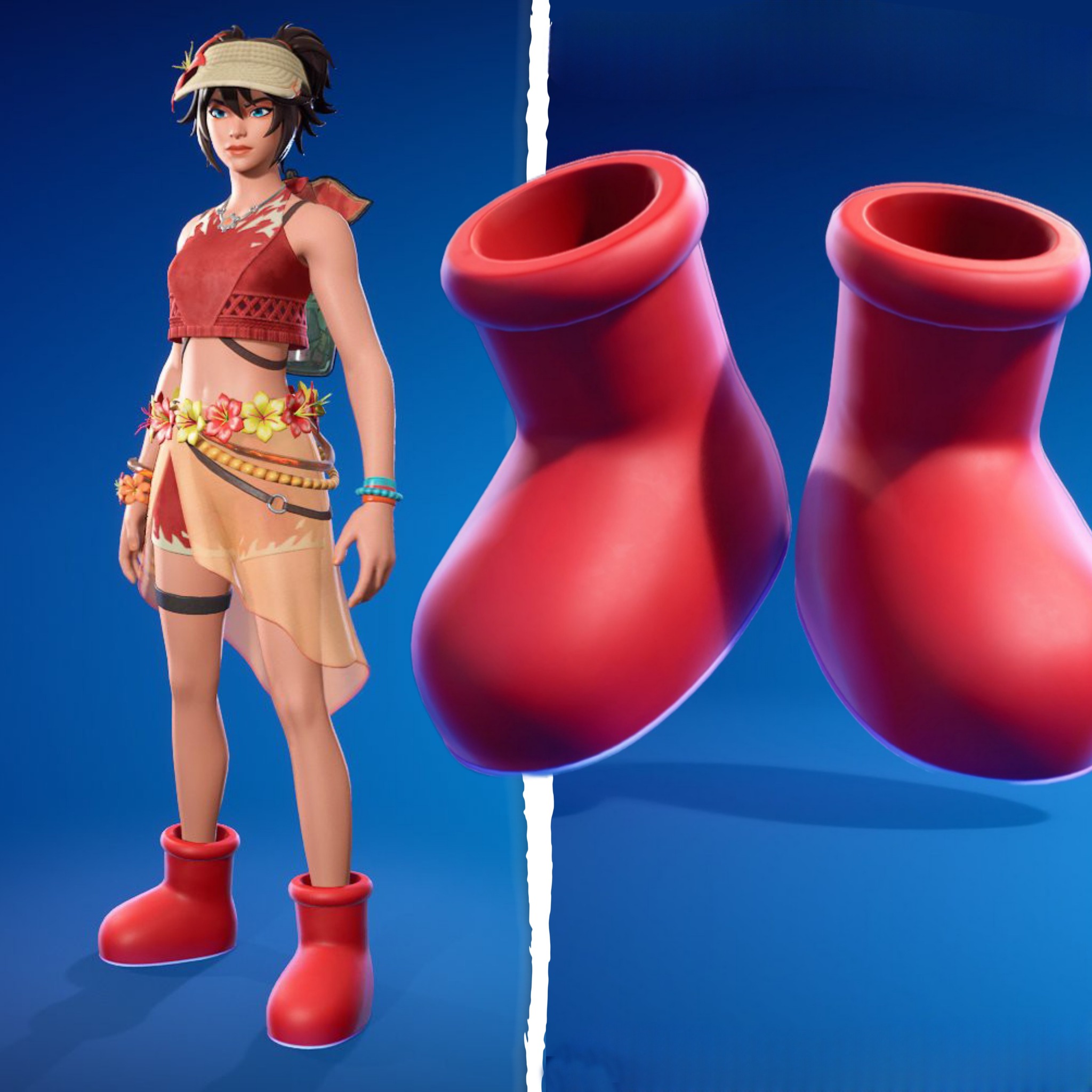 FortPlus News - LAS BOTAS ROJAS DE MSCHF EN FORTNITE •... | Facebook