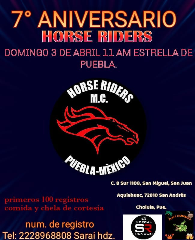 MC horse riders puebla-mexico