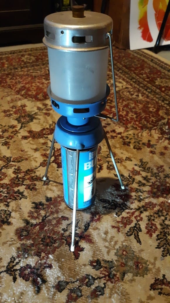 Lanterne à Gaz Campingaz Symphony Vintage - Fabriquée En France, Bleue, Fonctionne Au Butane/propane