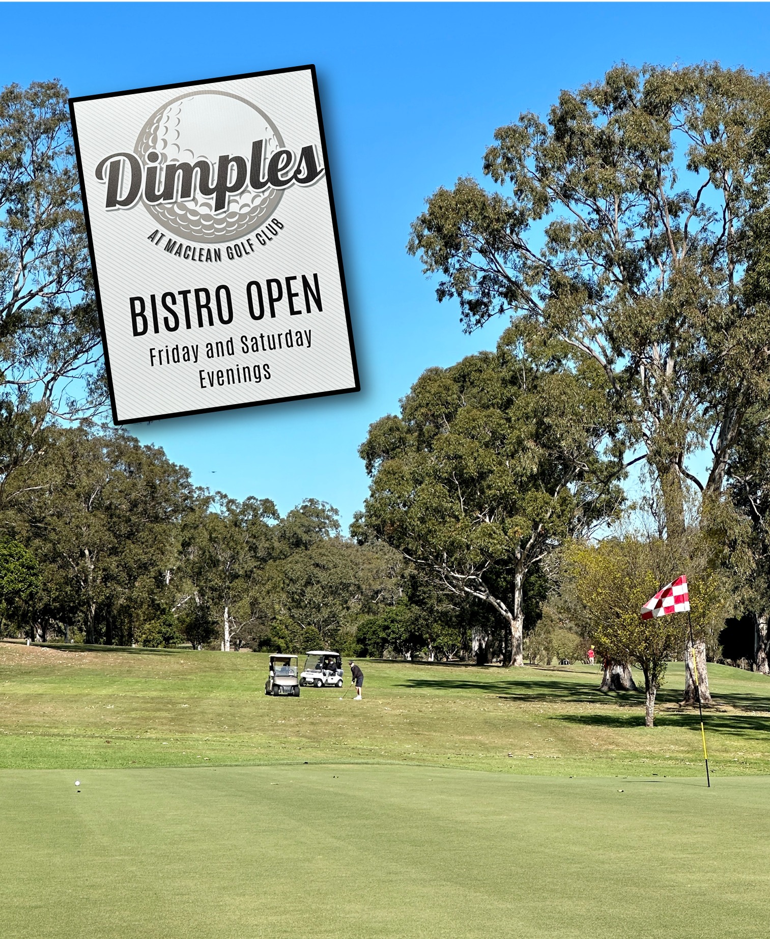 CHECK OUT the great menu at Dimples at... - Maclean Golf Club | Facebook