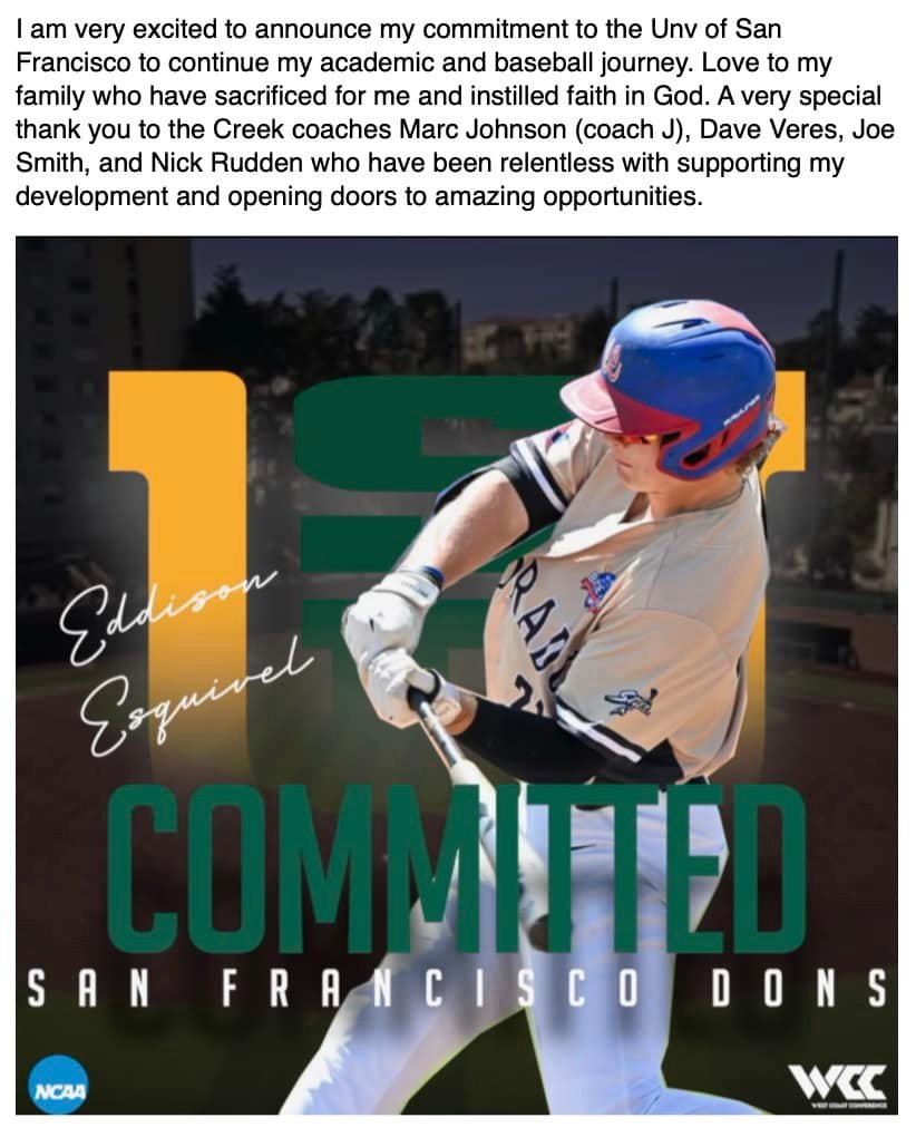 A testament to Coach Nick... - Cherry Creek 16U 2024 Baseball | Facebook