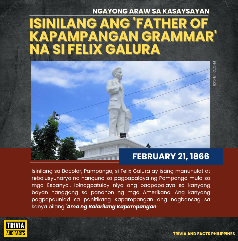 Trivia - 𝗠𝗔𝗟𝗜𝗚𝗔𝗬𝗔𝗡𝗚 𝗞𝗔𝗔𝗥𝗔𝗪𝗔𝗡, 𝗙𝗘𝗟𝗜𝗫 𝗚𝗔𝗟𝗨𝗥𝗔 Ngayong araw ginugunita ang ...