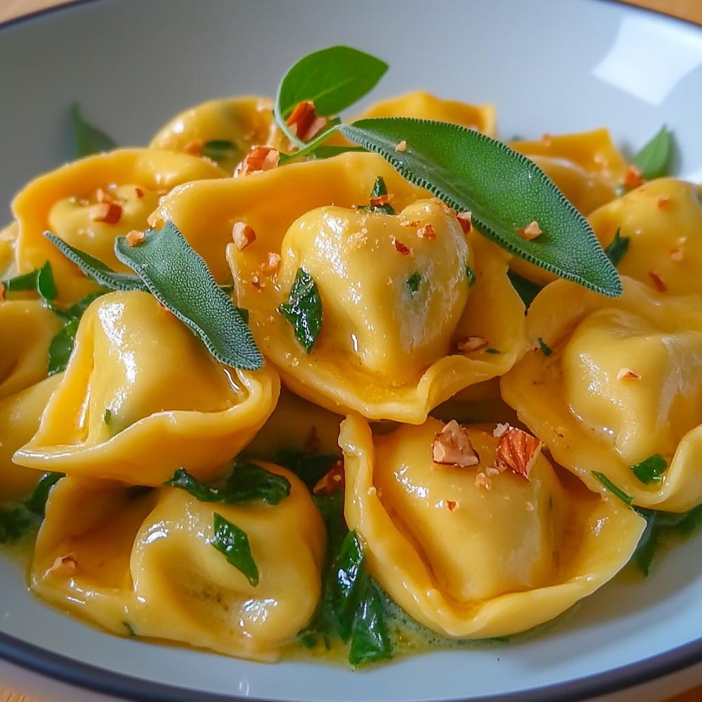 Grande - Tortellini ricotta-épinards au beurre de sauge et éclats d ...