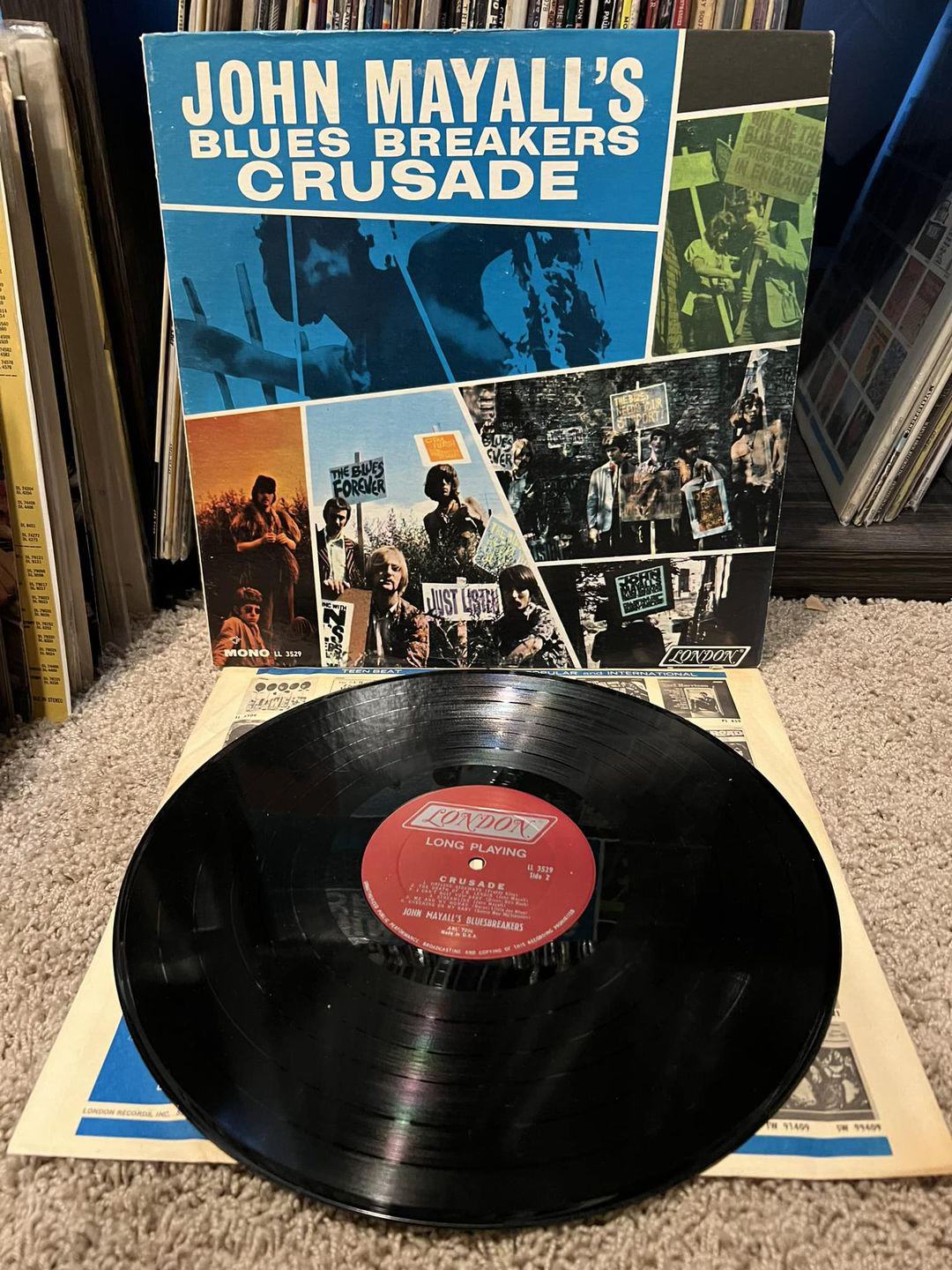 John Mayall's album Crusade released September 1, 1967