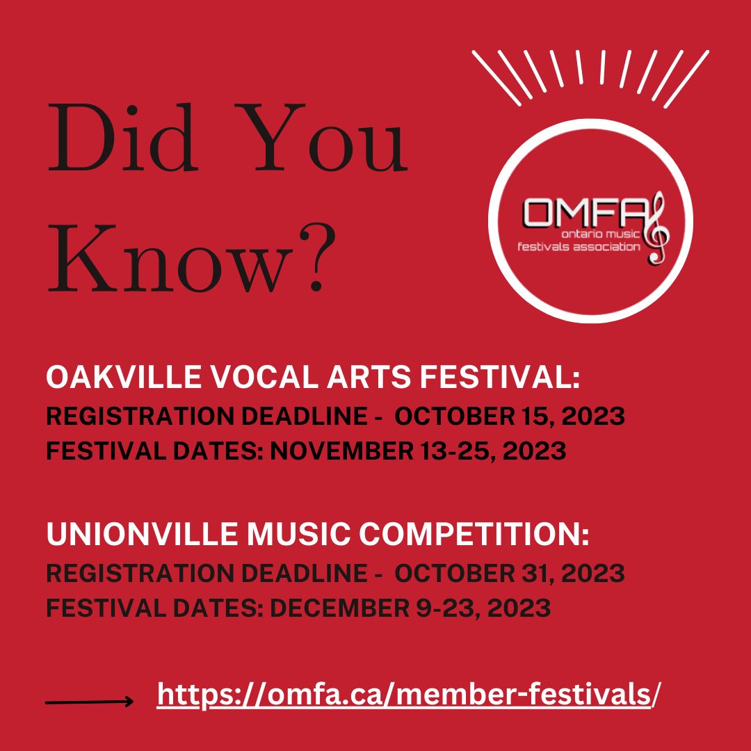 Ontario - The 2024 OMFA Provincial Finals will be held in Oakville ...