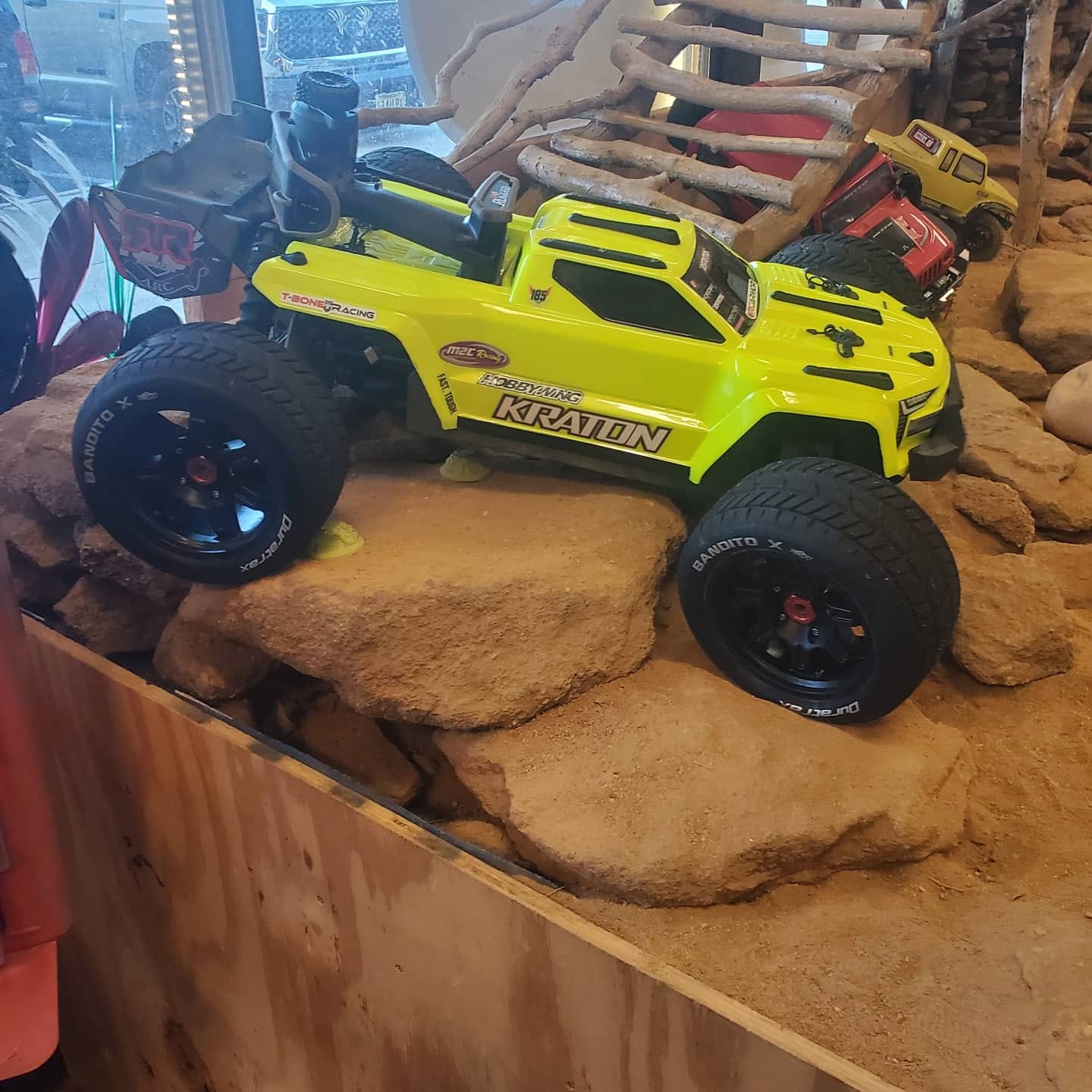 Gruppo barra impennata nylon per ARRMA KRATON / OUTCAST RC 1/8 parte