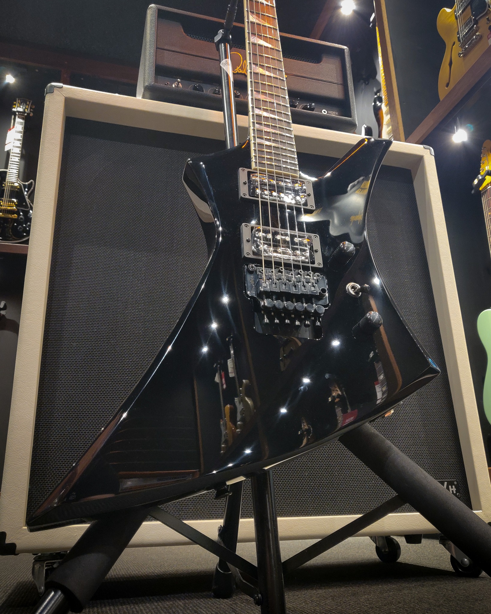 Jackson Kelly guitar with EMG 81 and 85 pickups