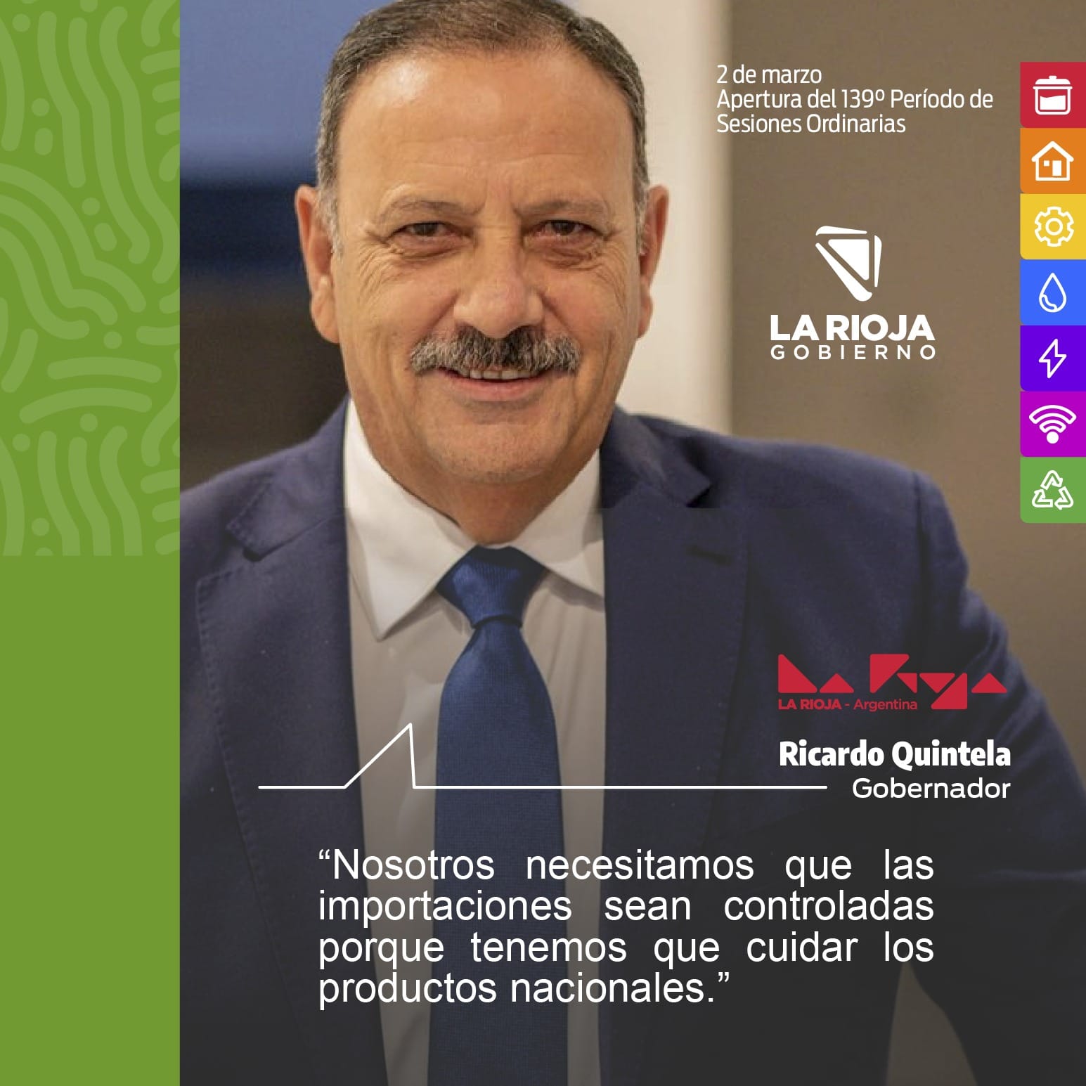 ️ Frases del gobernador, Ricardo... - Gobierno de La Rioja