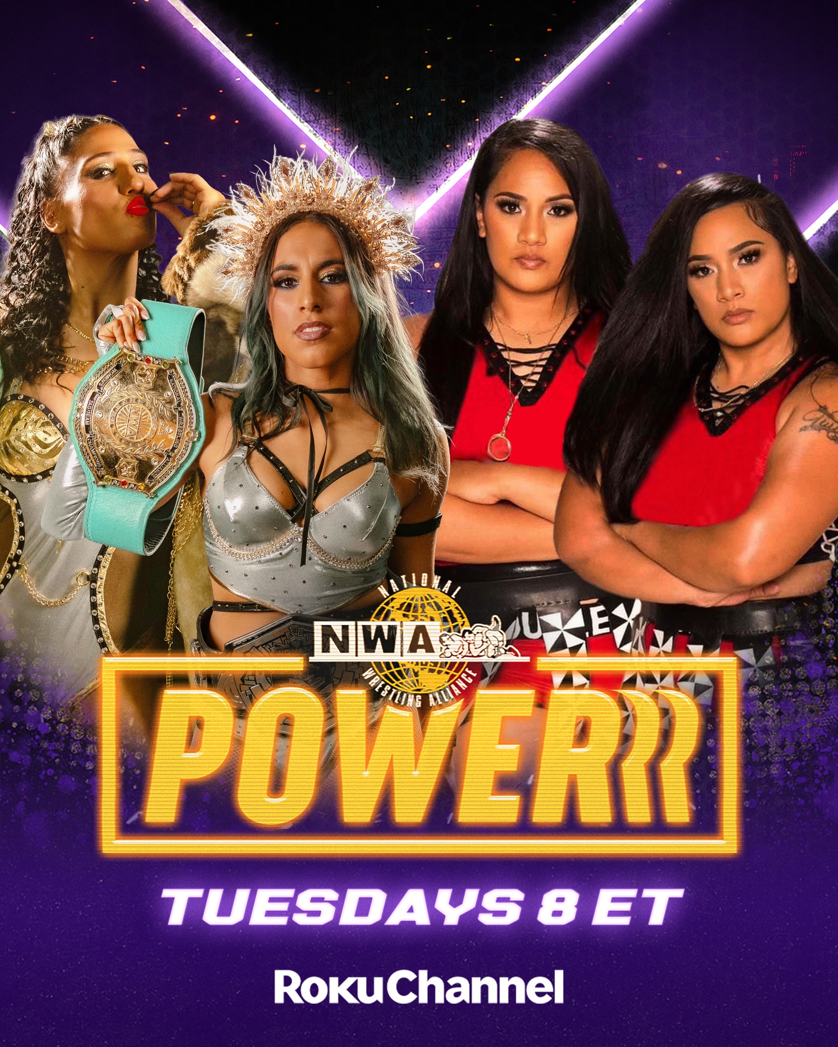 Tonight at 8 ET! Celebrate the 250th episode of NWA Powerrr by