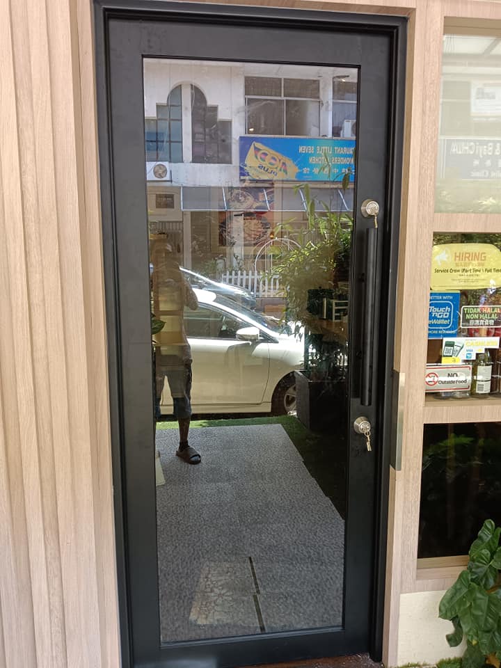 Taman Puncak Jalil | glass & aluminium// partition wall tempered glass ...