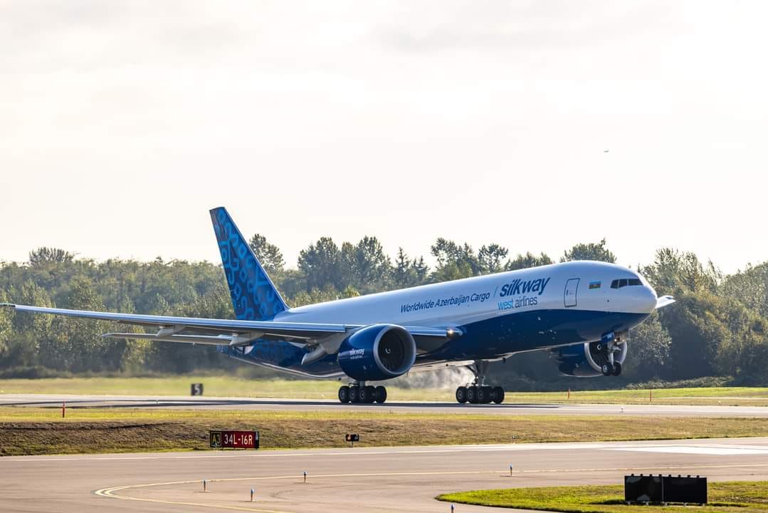 SkyLineCargo - Boeing 777-FSW - Silk Way West Airlines - (VP-BMG)