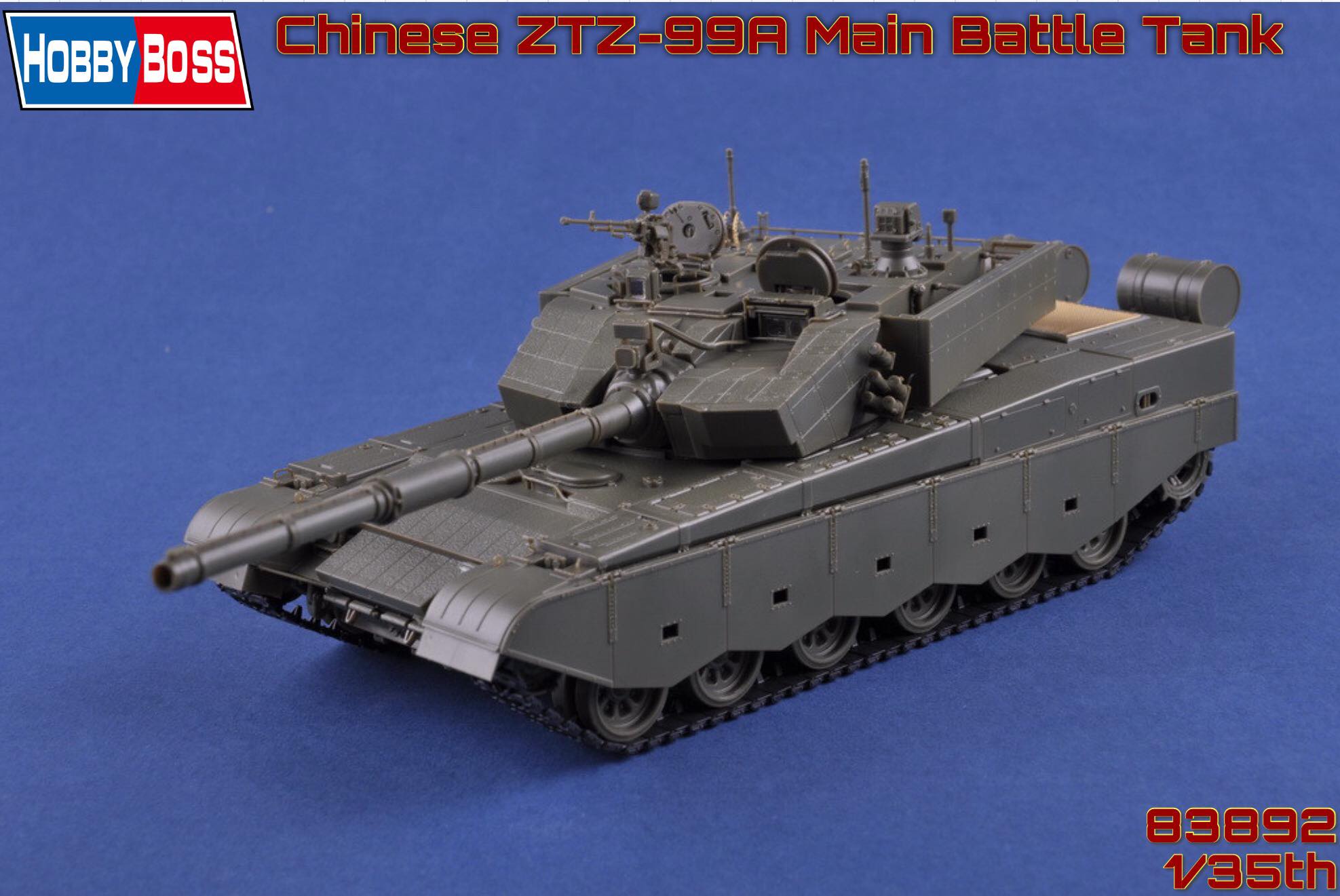 Hobbyboss 1/35th Chinese ZTZ-99A main battle tank model