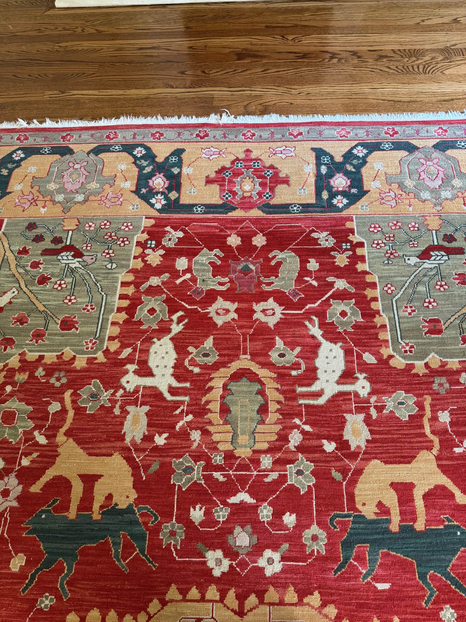 Vintage Large Red Patterned Area Rug - Area Rugs - Crossgate, Kentucky ...